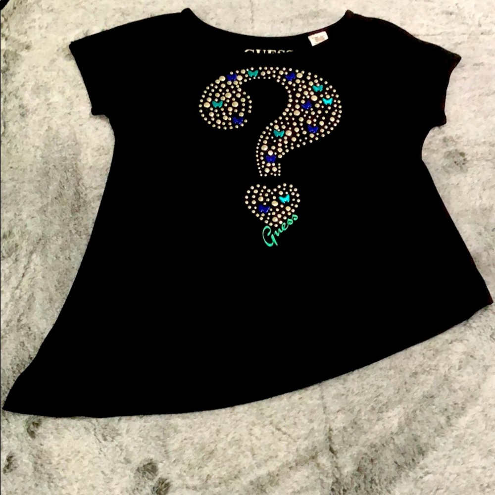 Girls Adorable 🥰 Guess Asymmetrical Shirt